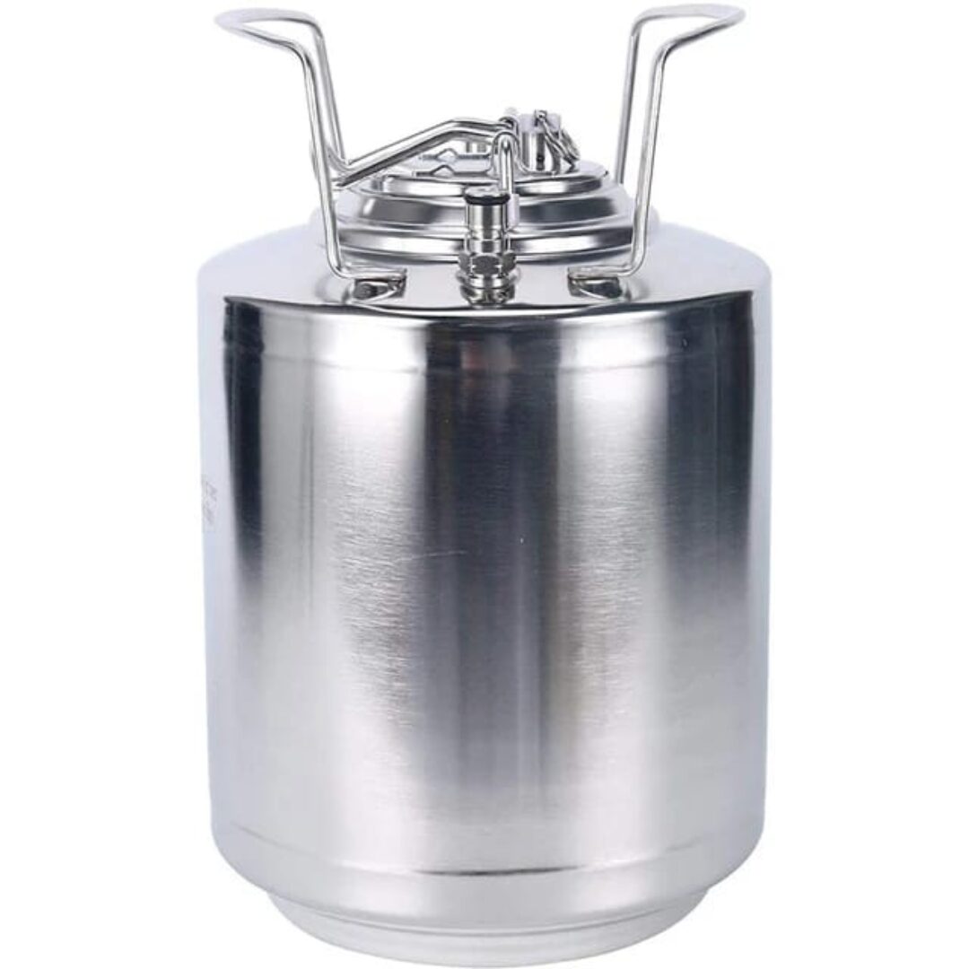 10L Stainless Steel Ball Lock Keg w Handle